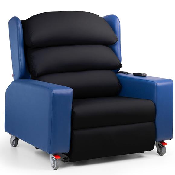 Bariatric riser recliner clearance