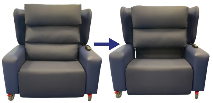 Bariatric chairs with removable cushion