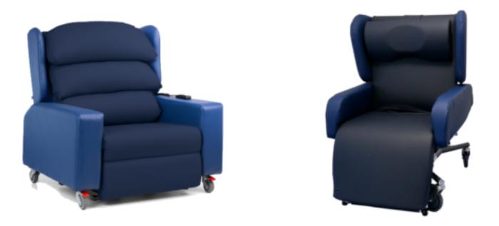 Bariatric chairs with head rests