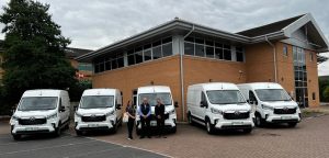 Electric van handover Medstrom Net Zero initiative