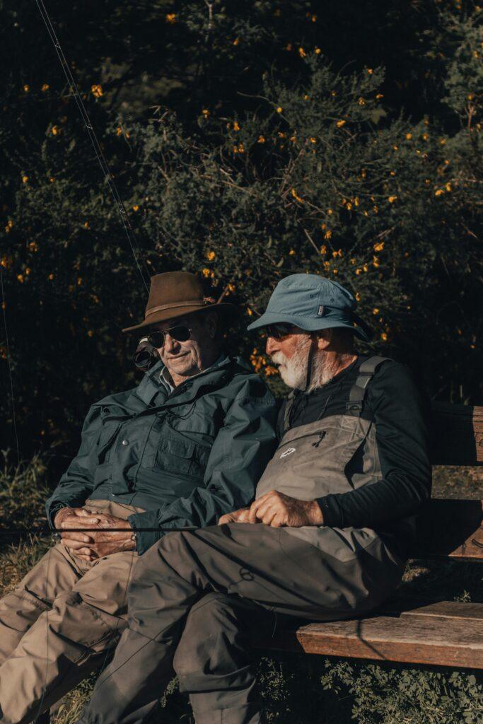 mental health support via talking together whilst doing an activity