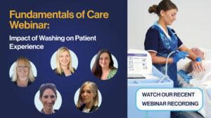Fundamentals of Care webinar banner with speakers